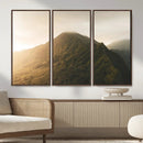 Mountain Wall Art – Framed Sunset Landscape Canvas Artwork, by MyGreatCanvas | Canvas Wall Art Prints | Photo Prints & Wall Decor