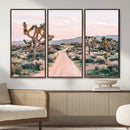 Joshua Tree Park Wall Art Canvas Print – Framed Desert Road by MyGreatCanvas | Canvas Wall Art Prints | Photo Prints & Wall Decor