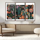Modern Japanese Wall Art Canvas Print – Framed Abstract