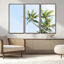 Palm Trees Wall Art Canvas Print – Framed Tropical Coastal by MyGreatCanvas | Canvas Wall Art Prints | Photo Prints & Wall Decor