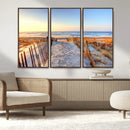 Ocean Sunset Wall Art Canvas Print – Nautical Beach