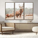 Rustic Nature Wall Art Canvas Print – Stag Woodland Framed by MyGreatCanvas | Canvas Wall Art Prints | Photo Prints & Wall Decor