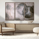 Abstract Grey Gold Wall Art – Modern Geometric Canvas by MyGreatCanvas | Canvas Wall Art Prints | Photo Prints & Wall Decor