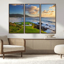 Pebble Beach Golf Links Wall Art Canvas Print – Iconic by MyGreatCanvas | Canvas Wall Art Prints | Photo Prints & Wall Decor