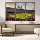 Chicago Bears Soldiers Field Wall Art Canvas Print – Framed