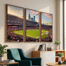 Chicago Bears Soldiers Field Wall Art Canvas Print – Framed