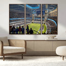 Chicago Dome Stadium Wall Art Canvas Print – Framed Modern