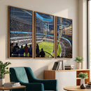Chicago Dome Stadium Wall Art Canvas Print – Framed Modern