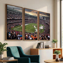 Chicago Bears Soldiers Field Wall Art Canvas Print – Framed