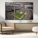 Chicago Bears Soldiers Field Wall Art Canvas Print – Framed
