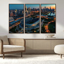 Chicago Bears Soldiers Field Wall Art Canvas Print – Framed