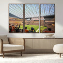 Cleveland Browns Stadium Wall Art Canvas Print – Framed NFL