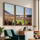 Cleveland Browns Stadium Wall Art Canvas Print – Framed NFL