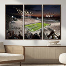 Epic Night Football Stadium Wall Art Canvas Print, Fireworks by MyGreatCanvas | Canvas Wall Art Prints | Photo Prints & Wall Decor
