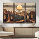Wood Mountain Wall Art Canvas Print – Layered Forest and by MyGreatCanvas | Canvas Wall Art Prints | Photo Prints & Wall Decor