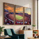 Dooley Stadium Wall Art, Sports Arena Canvas Print, Dooley