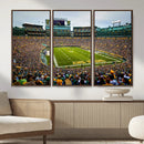 Green Bay Packers Lambeau Field Stadium Wall Art Canvas by MyGreatCanvas | Canvas Wall Art Prints | Photo Prints & Wall Decor