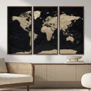 World Map Wall Art Print – Detailed Map of the World Wall by MyGreatCanvas | Canvas Wall Art Prints | Photo Prints & Wall Decor
