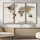 World Map Wall Art Print by MyGreatCanvas | Canvas Wall Art Prints | Photo Prints & Wall Decor