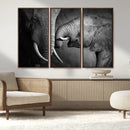 Elephant Family Wall Art Canvas, Framed Elephant Family by MyGreatCanvas | Canvas Wall Art Prints | Photo Prints & Wall Decor