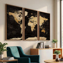 Extra Large World Map Canvas Print – Detailed Map Classic