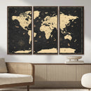 World Map Canvas Print – Detailed Map of the World Wall Art by MyGreatCanvas | Canvas Wall Art Prints | Photo Prints & Wall Decor