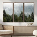 Misty Mountain Forest Wall Art Canvas Print by MyGreatCanvas | Canvas Wall Art Prints | Photo Prints & Wall Decor
