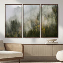 Misty Mountain Canvas Print, Foggy Pine Trees Nature Wall by MyGreatCanvas | Canvas Wall Art Prints | Photo Prints & Wall Decor