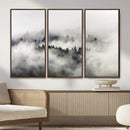 Foggy Forest Wall Art Canvas Print, Misty Pine Tree by MyGreatCanvas | Canvas Wall Art Prints | Photo Prints & Wall Decor