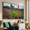Green Bay Packers Stadium Wall Art Canvas Print, Lambeau
