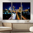 Atlanta Skyline Wall Art Canvas Print, Atlanta Downtown by MyGreatCanvas | Canvas Wall Art Prints | Photo Prints & Wall Decor