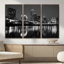 Austin Skyline Wall Art Canvas Print, Austin Downtown Night by MyGreatCanvas | Canvas Wall Art Prints | Photo Prints & Wall Decor