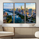 Austin Skyline Wall Art Canvas Print, Austin Downtown Night by MyGreatCanvas | Canvas Wall Art Prints | Photo Prints & Wall Decor