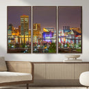 Baltimore Skyline Wall Art Canvas Print, Baltimore Downtown by MyGreatCanvas | Canvas Wall Art Prints | Photo Prints & Wall Decor
