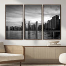 Chicago Wall Art Canvas Print, Chicago City Downtown Night by MyGreatCanvas | Canvas Wall Art Prints | Photo Prints & Wall Decor