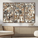 Abstract Longhorn Wall Art Canvas Print - Cow Animal Drawing by MyGreatCanvas | Canvas Wall Art Prints | Photo Prints & Wall Decor