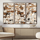Large Longhorn Wall Art Canvas Print - Abstract Cow Animal by MyGreatCanvas | Canvas Wall Art Prints | Photo Prints & Wall Decor