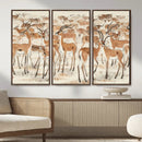 Gazelle Wall Art Canvas Print - Abstract Antelope Wall Art by MyGreatCanvas | Canvas Wall Art Prints | Photo Prints & Wall Decor