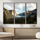 Yosemite Valley Mountain Wall Art Canvas Print, Granite by MyGreatCanvas | Canvas Wall Art Prints | Photo Prints & Wall Decor