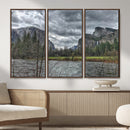 Yosemite Valley River Wall Art Canvas Print, Granite Cliffs by MyGreatCanvas | Canvas Wall Art Prints | Photo Prints & Wall Decor