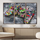 Graffiti Gaming Canvas Wall Art For Bedroom - Gaming Wall by MyGreatCanvas | Canvas Wall Art Prints | Photo Prints & Wall Decor