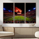 Auburn Stadium Wall Art Canvas Print, College Football Night by MyGreatCanvas | Canvas Wall Art Prints | Photo Prints & Wall Decor