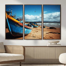 Fishing Boats Wall Art Canvas Print, Coastal Boat Beach by MyGreatCanvas | Canvas Wall Art Prints | Photo Prints & Wall Decor