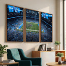 Detroit Lions Stadium Wall Art Canvas Print, Football Field