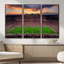 Oklahoma Sooners Stadium Wall Art Canvas Print, College by MyGreatCanvas | Canvas Wall Art Prints | Photo Prints & Wall Decor