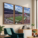 Georgia Bulldogs Stadium Wall Art Canvas Print, Sanford