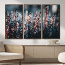 Winter Heather Wall Art Canvas Print, Frosted Floral Nature by MyGreatCanvas | Canvas Wall Art Prints | Photo Prints & Wall Decor