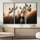 Wild Horse Herd Wall Art Canvas Print, Natural Horse by MyGreatCanvas | Canvas Wall Art Prints | Photo Prints & Wall Decor