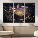 Oklahoma Memorial Stadium - Gaylord Memorial Stadium Wall by MyGreatCanvas | Canvas Wall Art Prints | Photo Prints & Wall Decor