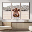 Texas Longhorn Bull Wall Art Canvas Print, Rustic Western by MyGreatCanvas | Canvas Wall Art Prints | Photo Prints & Wall Decor